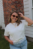 Whimsy White Tee