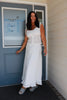 White Eyelet Maxi Skirt