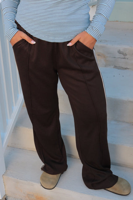 brown Track Lounge Pants