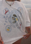 Seafood Plate Oversized Graphic Tee