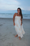 Neutral Seashell Maxi Dress