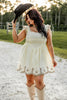 Butter Yellow Ruffle Mini Dress