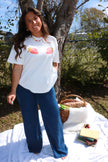 Chambray Wide Leg Flowy Pants