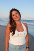 White Tropical Halter Tank