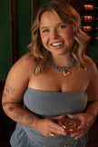 Denim Tube Top