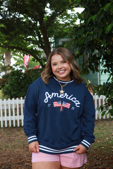America Oversized Crew