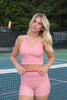 Red Gingham Athletic Tank