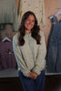 Green Striped Cardigan