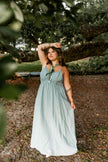 Flowy Denim Maxi Dress