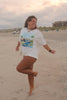 Watercolor Sailboats Oversized Graphic Tee