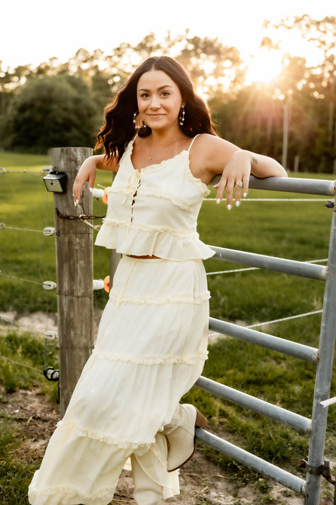 Butter Yellow Maxi Skirt