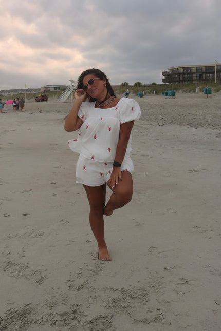 Lobster Baby Doll Top