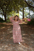 Peony Glow Maxi Dress