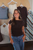 Brown Drapey Top
