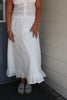 White Eyelet Maxi Skirt