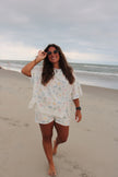Coastal Print Lounge Shorts