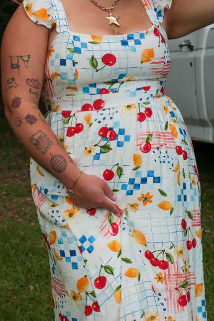 Patchwork Fruit Maxi