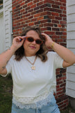 Whimsy White Tee