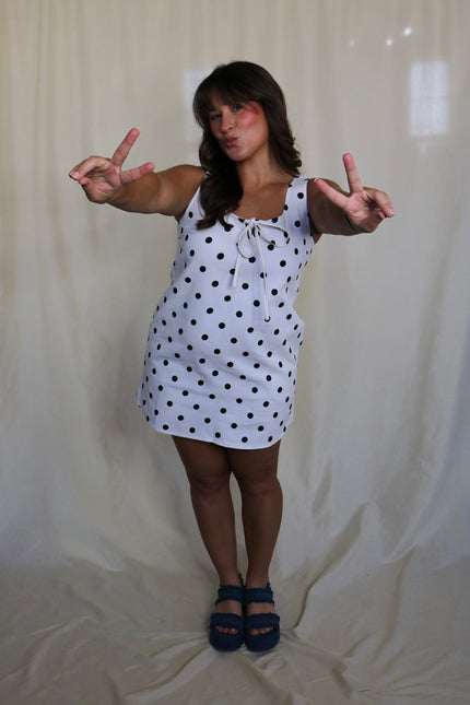 Polka Dot Mini Dress