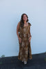 Dark Olive Multi Corset Maxi Dress