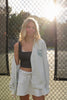 Light Grey Tennis Cardigan