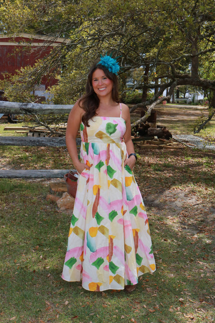 Nympha Bloom Maxi Dress