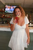 White Eyelet Mini Dress