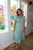 Hellenic Petals Maxi Dress