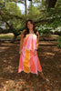 Peachy Scalloped Midi skirt