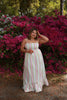 Pink/Green Striped Maxi Dress
