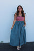 Mixed Striped Maxi Dress
