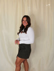 Leopard Skort