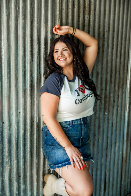 I <3 Cowboys Graphic Tee