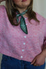 Baby Pink Cropped Short Sleeve Cardigan