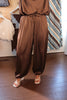 Polka Dot Satin Joggers