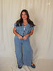 Denim Flowy Pant