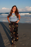 Satin Bikini Print Pants