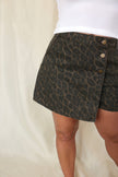 Leopard Skort