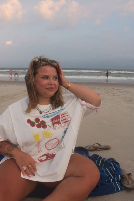 Bon Appetite Oversized Graphic Tee