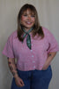 Baby Pink Cropped Short Sleeve Cardigan