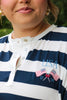 USA Patch Striped Boxy Tee