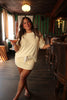 Yellow & White Striped Boxy Tee