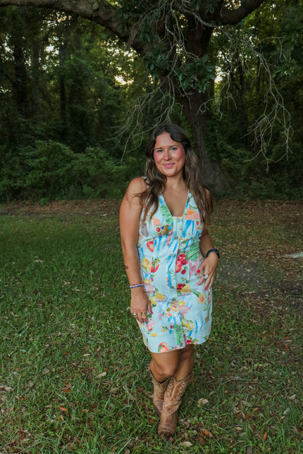 Italian Summer Boxy Denim Dress