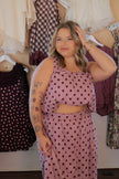 Burgundy Bubble Tank