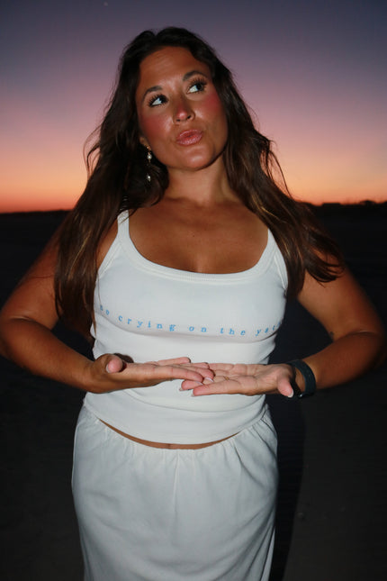 No Crying On The Yacht Baby Tank