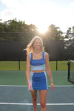 Blue Monochrome Athletic Tank