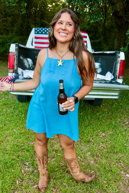 Blue Romper