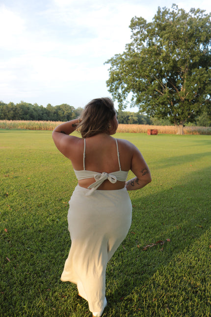 Oatmeal Maxi Dress