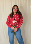 Collared Heart Cardigan