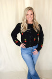 Crochet Cherry Cardigan
